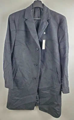 Kenneth Cole Reaction 44L Men's Raburn Wool-Blend Over Coat Slim-Fit - Image 1 of 4