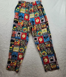 DC Comics Originals Size Med Lounge Sleep Pants Pajama Bottoms Batman Superman - Picture 1 of 12