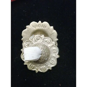 2 pares de platillos para bailarina del vientre de latón indio - Imagen 1 de 4