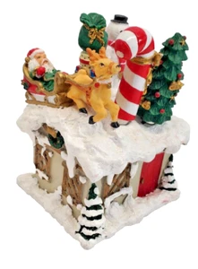Mr Spreader Premium Cheese / Butter Spread Set Christmas Santa Sleigh Roof House - Picture 1 of 16