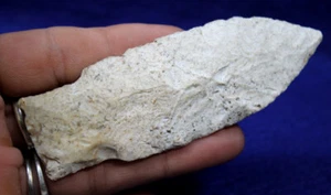 Perino COA pietra quadrata stelo punto autentico manufatto preistorico punta di freccia - Foto 1 di 12