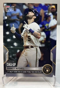 Garrett Mitchell 2022 Topps NOW Call-Up 1st MLB Homer RC Brewers #803 PR 1213 - Picture 1 of 2