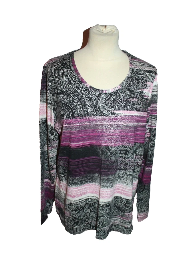 HAUT TEE SHIRT FEMME   °°°  CHRISTINE LAURE  °°° TAILLE 4 . PARFAIT ETAT - Photo 1/4