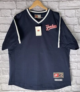 Vtg 90's Nike SEWN New York Yankees #23 Don Mattingly Cooperstown MLB Jersey L - Picture 1 of 10