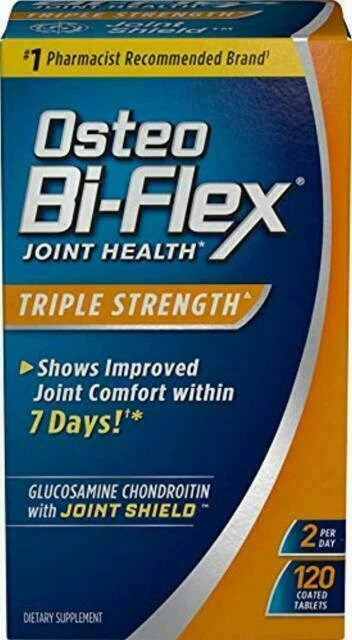 Osteo Bi-Flex Triple Strength Joint Support Dietary Supplement - 120 Tablets