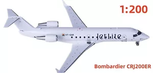 1:200 modelli NG NG52053 JetLite Bombardier CRJ200ER VT-SAR modello di aeromobile - Foto 1 di 3