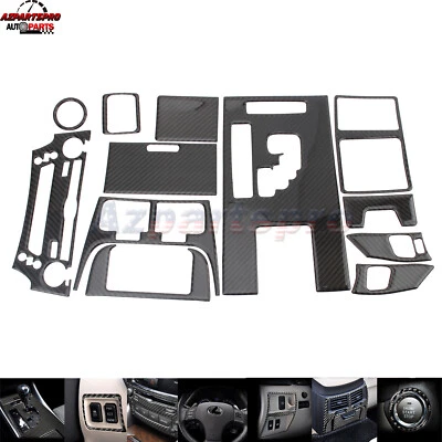 Juego completo de cubierta protectora interior de fibra de carbono para 06-12 Lexus IS250 IS350 Foto 1 de 4