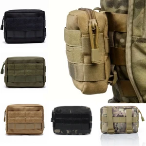 Bolsa táctica utilitaria Molle impermeable cinturón de herramientas ejército airsoft correas inferno - Imagen 1 de 11