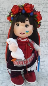 Ukrainian Handmade Interior doll Ukrainochka. Interior Toy Ukrainian . - Picture 1 of 14