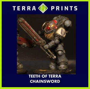 Teeth of Terra Chainsword - 2x bits - compatible with SM Marines - Picture 1 of 4