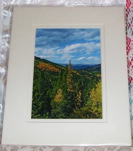 ARTE FOTOGRÁFICO ENEBRO PASE ARAPAHO NAT FOREST CO 5X7 ENMARAÑADO 8X10 FIRMADO #7/250 - Imagen 1 de 2