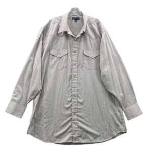 Vintage Panhandle Slim Pearl Snap Dress Shirt Men's 18-36 Western Aztec Corpcore - Picture 1 of 10