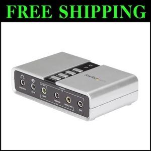 Upgrade Your PC Sound with 7.1 USB Sound Card - Easy Install & Great Quality - Picture 1 of 10