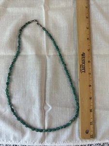 Vintage Native Türkis Sterling Halskette - Bild 1 von 7