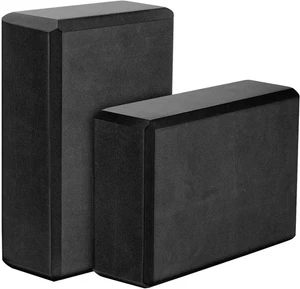 Yoga Block Supportive Latex Free Eva Foam Soft Non Slip Surface with Edges - Picture 1 of 12