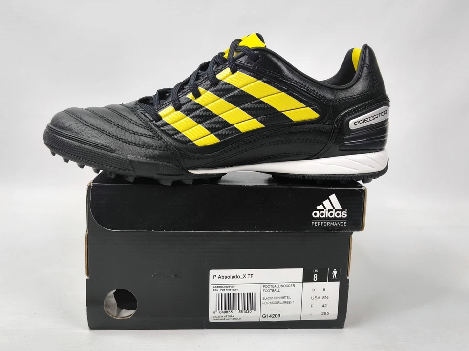 adidas Predator Absolado X TF Turf 2010 EUR 42 / UK 8 G14209 Neu - Bild 1 von 4