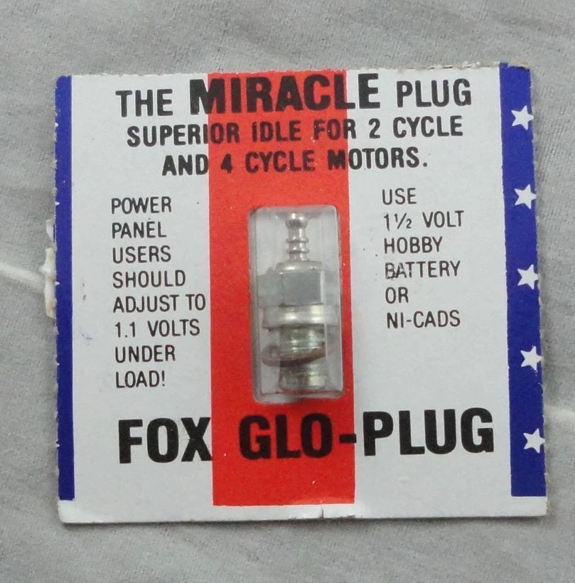 Fox R/C "Miracle" Glo-Plug Glow Plug for 2 & 4 Cycle Nitro Engines - Image 1 of 1