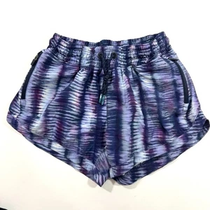 Athleta Girl All Play 3” Shorts Size Medium 8 10 Purple Blue - Picture 1 of 5