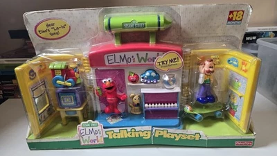 Juego Elmo’s World Talking NUEVO RARO Fisher Price 2000 Mattel  Foto 1 de 4