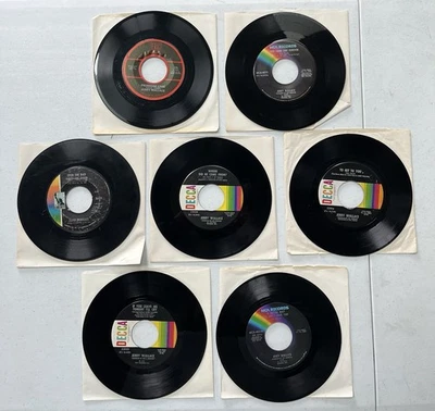 Lot of (7) Jerry Wallace 45 RPM Records - Lot #3 - Image 1 of 2