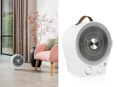 Electric Fan Heater Small Rapid Heater 2in1 Floor Fan Wind Machine - Image 1 of 4