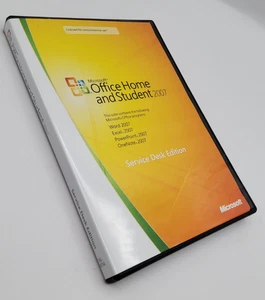 Microsoft Office Home and Student 2007 Service Desk Edition with Product Key DVD - Picture 1 of 5