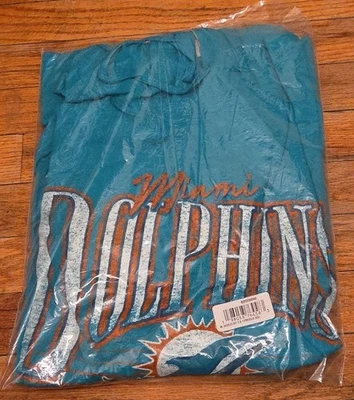 Sudadera con capucha ligera New Era NFL Miami Dolphins para hombre talla XXL NUEVA CON ETIQUETAS Foto 1 de 4