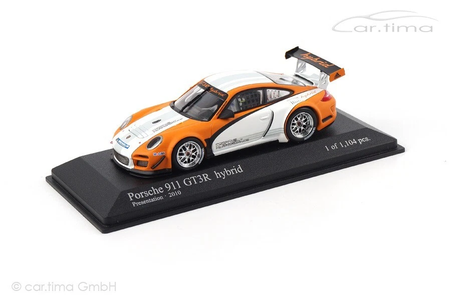 Porsche 911 (997 II) GT3 R Hybrid Presentazione 2010 MINICHAMPS 1:43 410108900 - Immagine 1 di 1