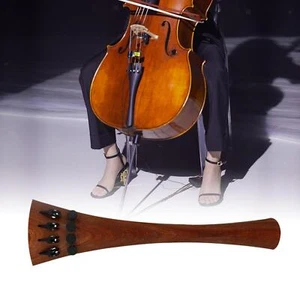 Cello Tailpiece Built in 4 Fine Tuners for Musical Instruments 4/4 Cello - Picture 1 of 7