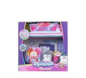 Squishville by Original Squishmallows Darling Diner Playset - Includes 2-Inch... - Picture 1 of 7