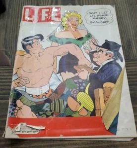 Life Magazine March 31 1952 Why I Let Li'l Abner Marry VINTAGE Magazine - Foto 1 di 4