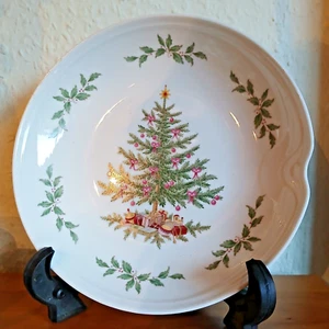 AK Kaiser Porzellan Domino Weihnachtsteller Gebäckteller Nr. 683 Ø ca. 21 cm - Bild 1 von 5