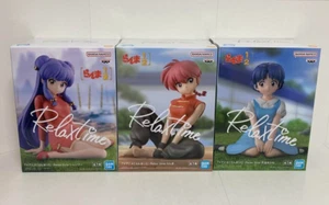 Ranma 1/2 Relax time Ranma & Akane Tendo & Shampoo Figure Set H 4.7 in BANPRESTO - Picture 1 of 14
