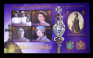 PITCAIRN ISLANDS - 2002 - The Queen's Golden Jubilee - SG MS613 - MNH U/M - Picture 1 of 2