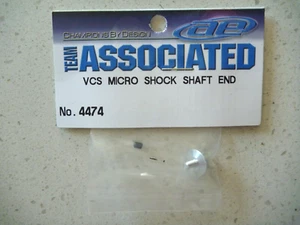 Vintage Rc Associated Aluminum VCS Micro Shock Shaft End 4474 Silver - Picture 1 of 1