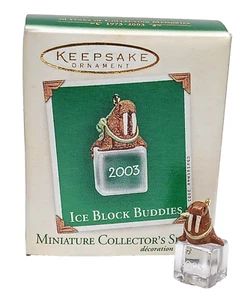 HALLMARK KEEPSAKE ICE BLOCK BUDDIES - WALRUS - MINIATURE ORNAMENT - 2003 - NIB - Picture 1 of 2