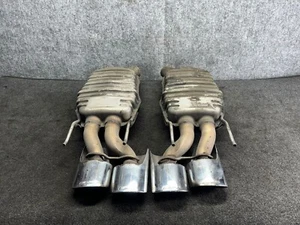 Mercedes W216 S63 Cl63 Cl65 Amg Exhaust Mufller Tips Left and Right Set oem - Picture 1 of 10