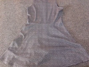 Gap Womens dress Large Blue Zip A-line strap casual stretch - Picture 1 of 11