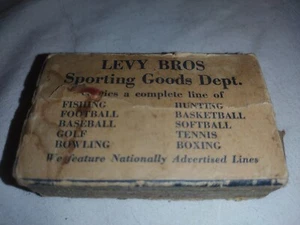 Vintage Louisville Kentucky Levy Bros Sporting Goods Dept Matchbox Rare - Picture 1 of 6