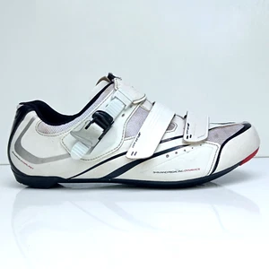 🔥 Shimano SH-R088W Rennrad Fahrradschuhe belüftet Ratschengurt 9 UK 44 EUR - Bild 1 von 17