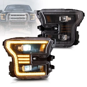 Conjunto de luces delanteras VLAND FULL LED proyector faros para FORD F150 2015-17 - Imagen 1 de 12