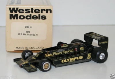 WESTERN MODELS 1/43 WRK16 - 1978 LOTUS 79 MKIV MK4 - FULL LIVERY MARIO ANDRETTI - Image 1 of 2