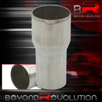 Universal 2.5"- 3" OD Stainless Exhaust Turbo Manifold Piping Connector Reducer Foto 1 de 2