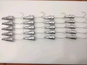 20 Stück Jigköpfe 6/0 eagle claw,  eal head 60/80/100/120gr.  Dorsch, Köhler,  - Bild 1 von 1