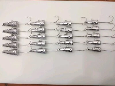 20 Stück Jigköpfe 7/0 eagle claw,  eal head 60/80/100/120gr.  Dorsch, Köhler,  - Bild 1 von 3