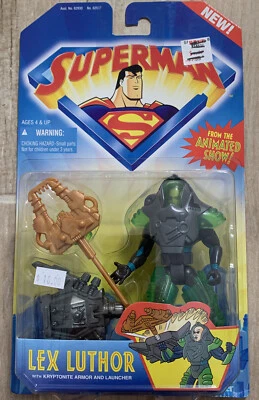 NEW SUPERMAN THE ANIMATED SERIES LEX LUTHOR KENNER ACTION FIGURE 1996! C-59 - Image 1 of 2