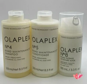 Olaplex Full Set #4, #5, #8 - Shampoo, Conditioner & Mask - Picture 1 of 1
