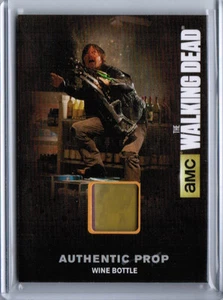 2016 CRYPTOZOIC THE WALKING DEAD SEASON 4 P2 AUTHENTIC PROP M46 WINE BOTTLE CARD - Picture 1 of 1