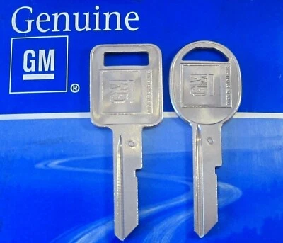 Genuine GM KEY SET 1968 1972 1976 80 87-89 C/D Chevy Cadillac Pontiac Olds Buick - Image 1 of 3
