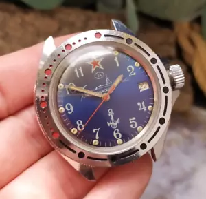 Watch Vostok Command USSR Vintage mechanical men's wrist watch Soviet watch - Picture 1 of 12